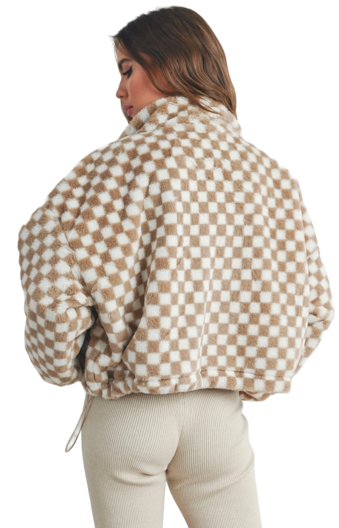 Checker Teddy Jacket