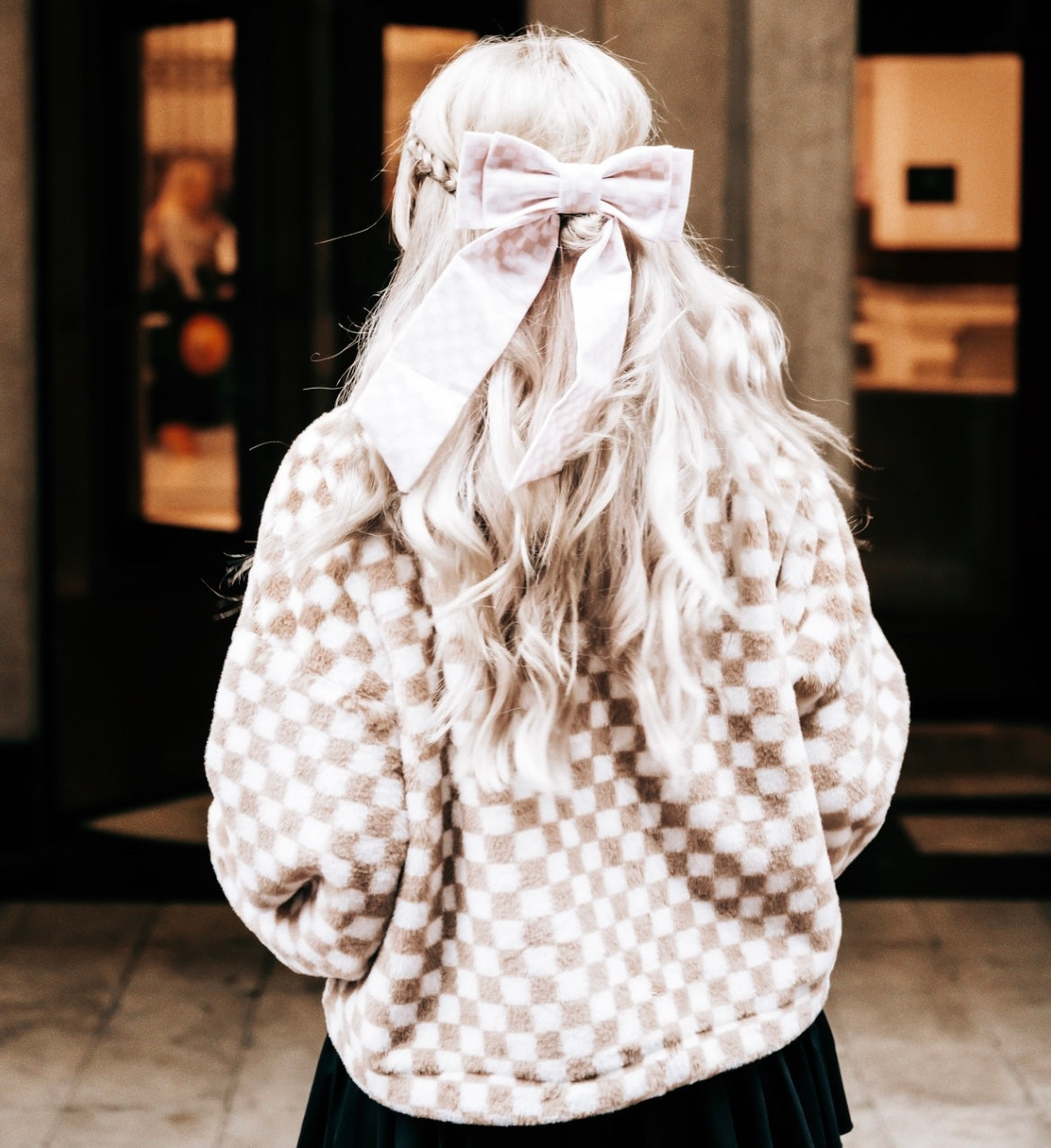 Beige Hair bow