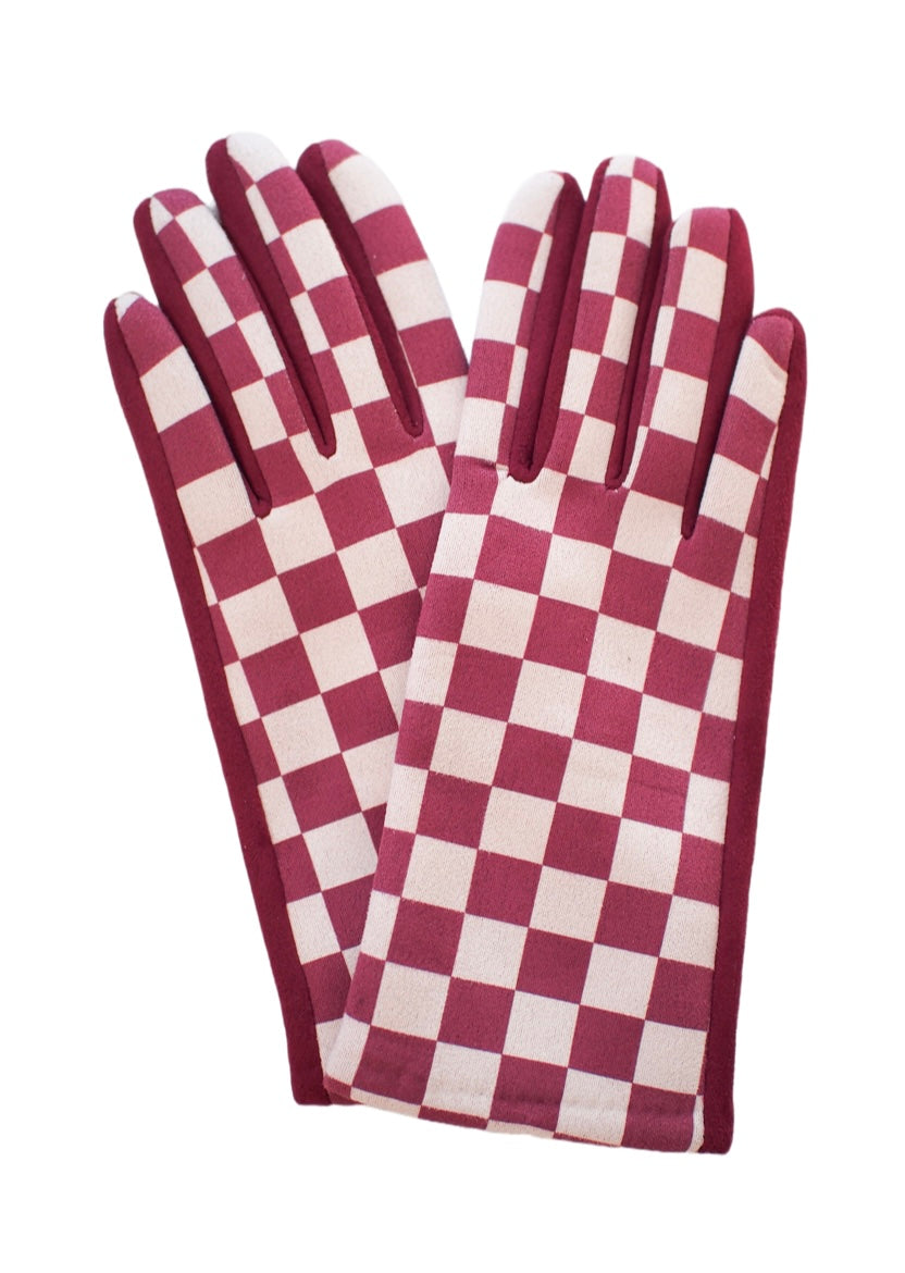 Checkered Gloves