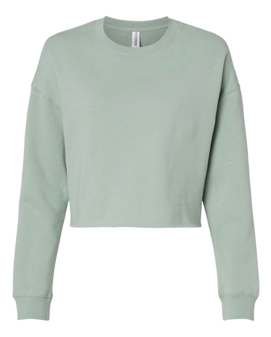 Custom Driver’s Number Crop Sweatshirt