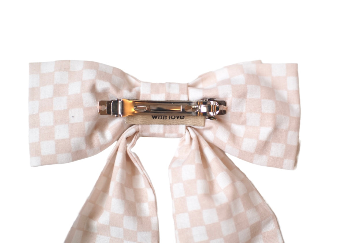 Beige Hair bow