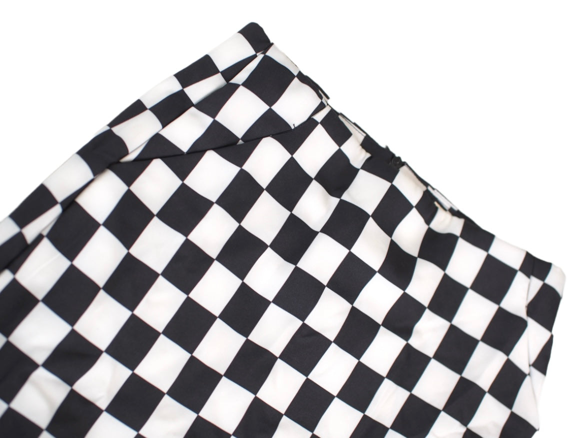 Checkered Mini Skirt