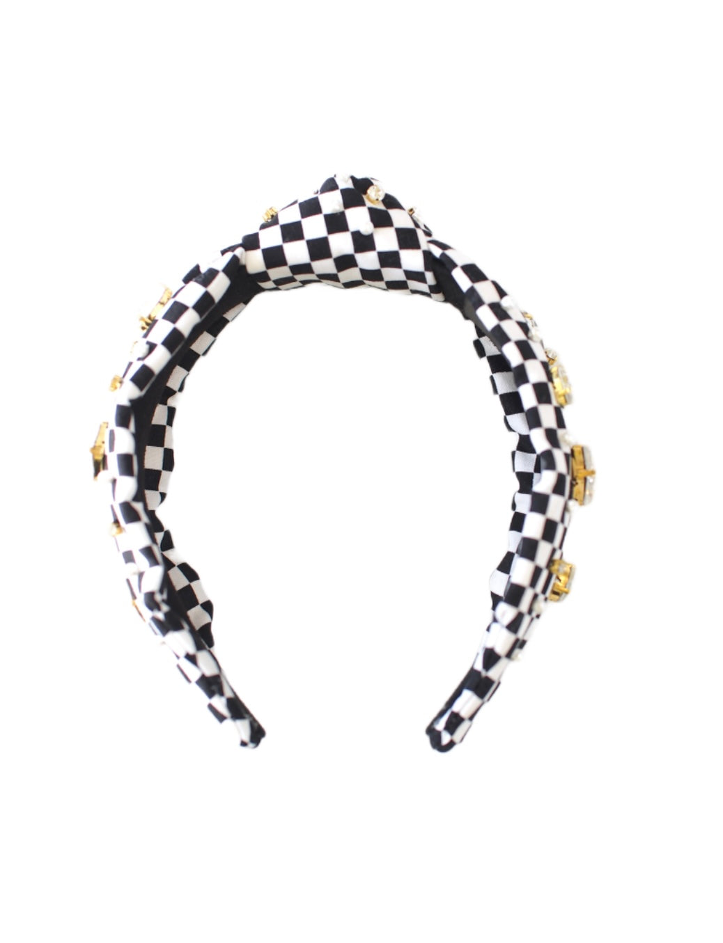 Rhinestone Checkered Headband