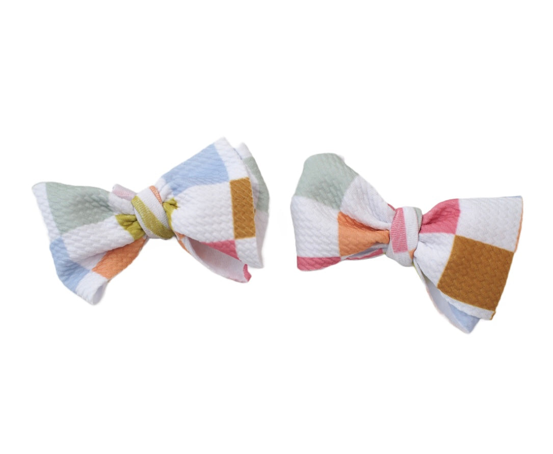 Spring Checkered Piggies