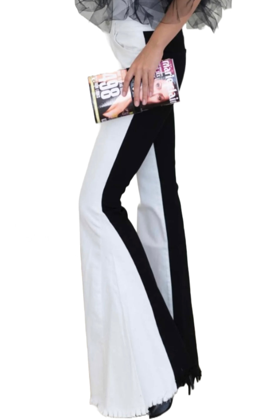Black & White Bell Bottoms