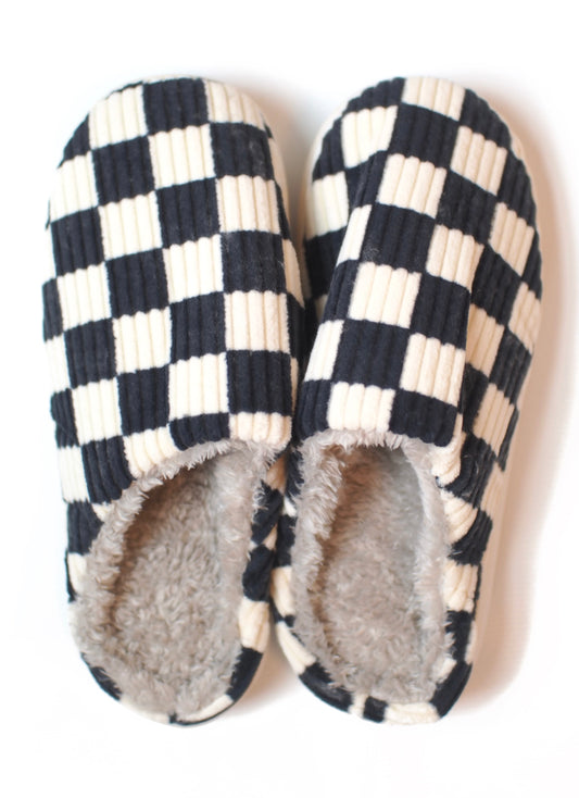 Checkered Slippers