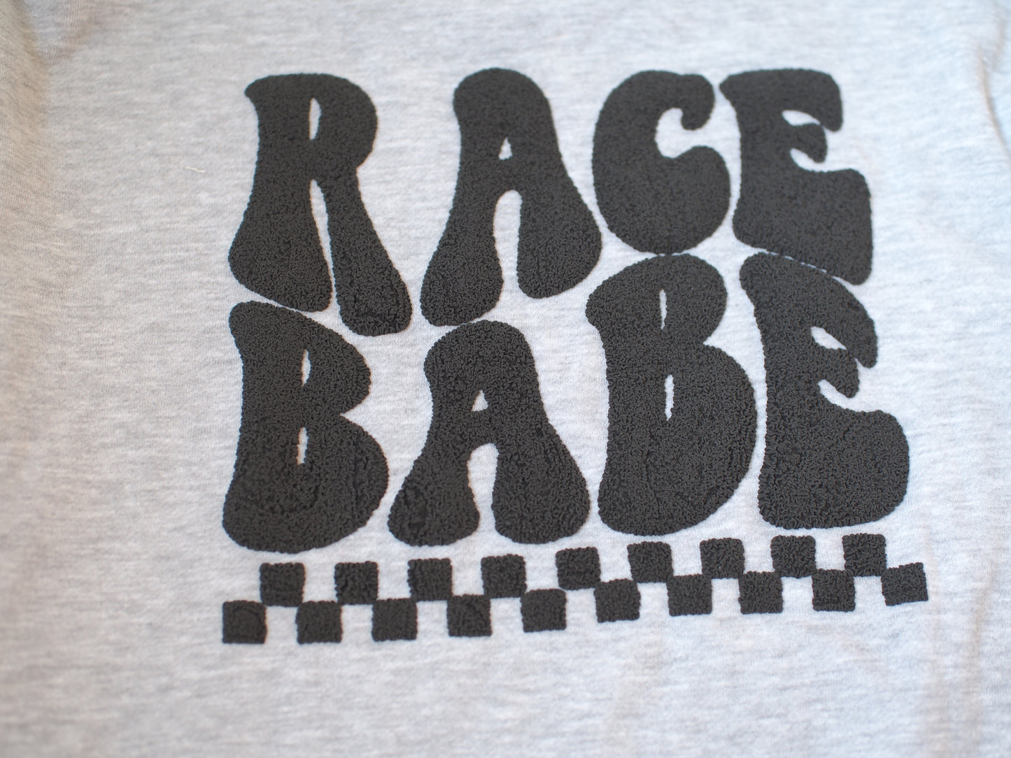 Race Babe Crop Sweatshirt