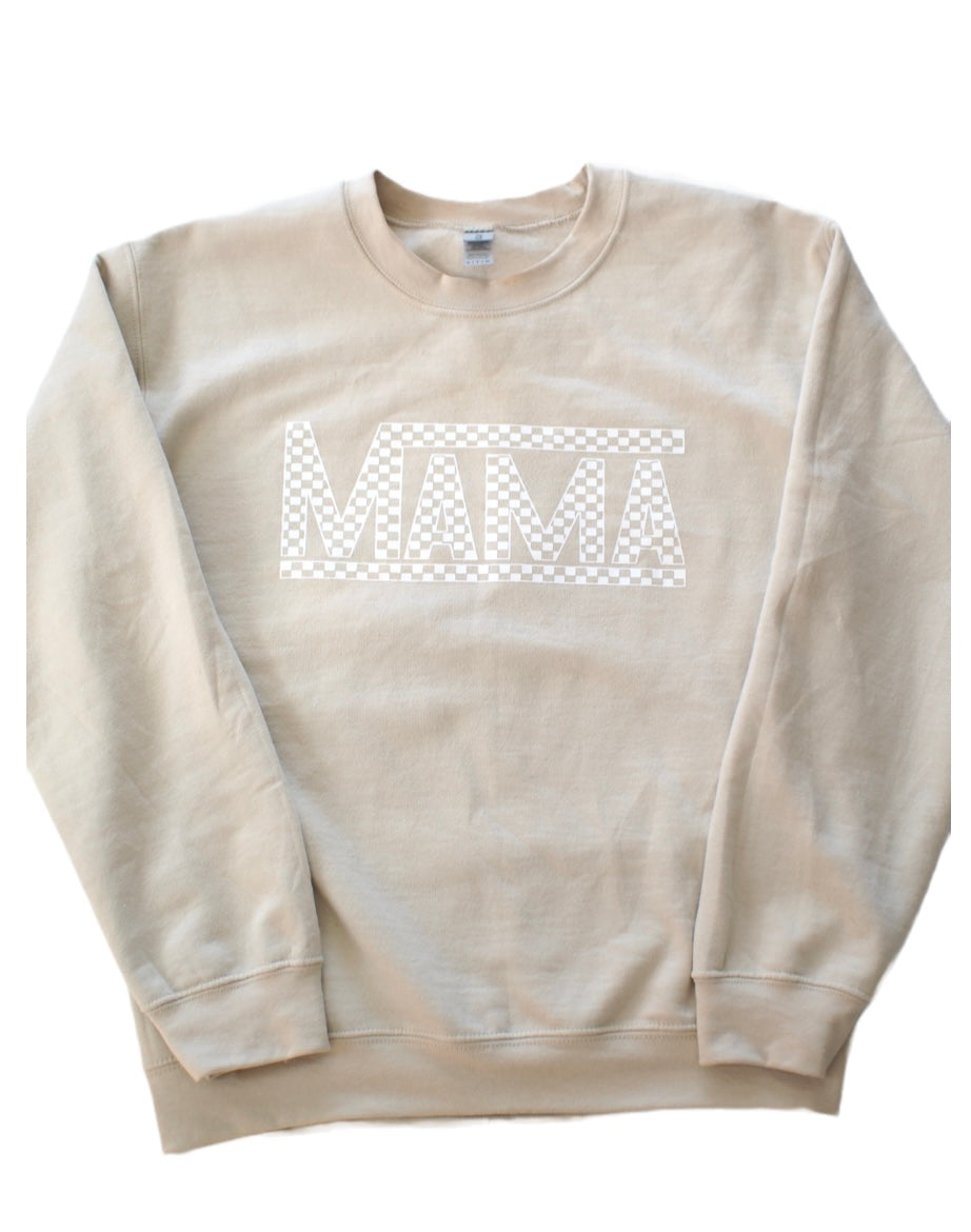 Checkered Mama Sweatshirt