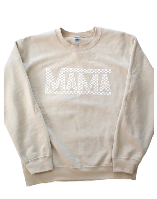 Checkered Mama Sweatshirt