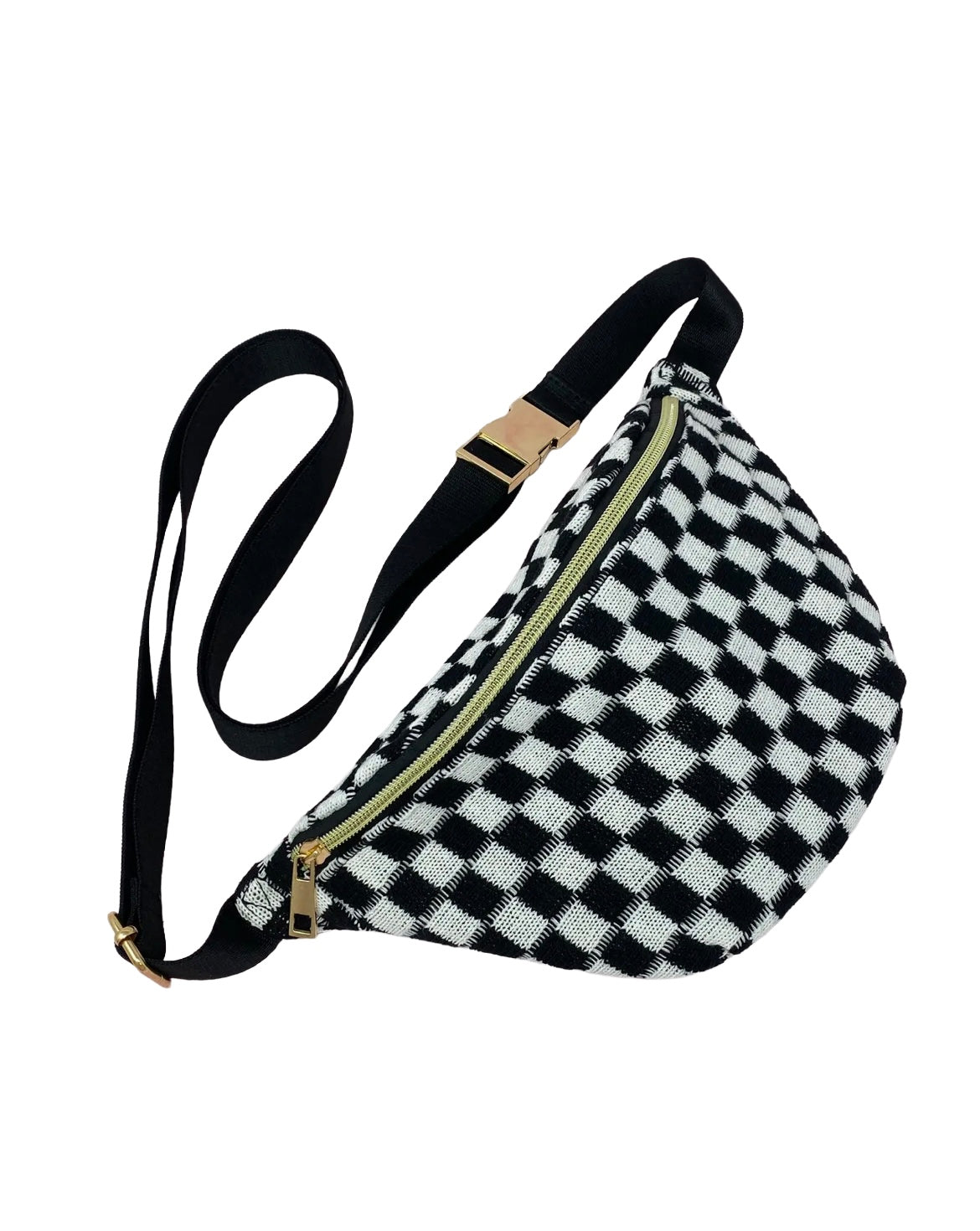 Checkered Belt Bag