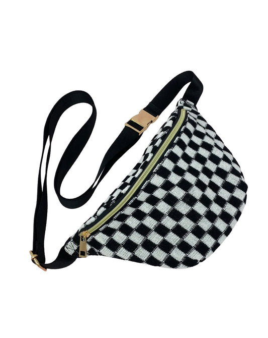 Checkered Belt Bag