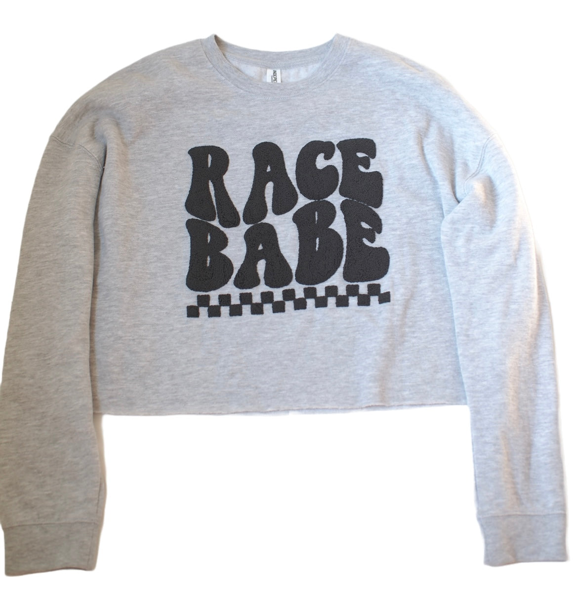 Race Babe Crop Sweatshirt