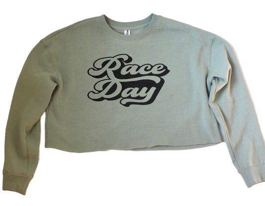 Race Day Crop Sweatshirt