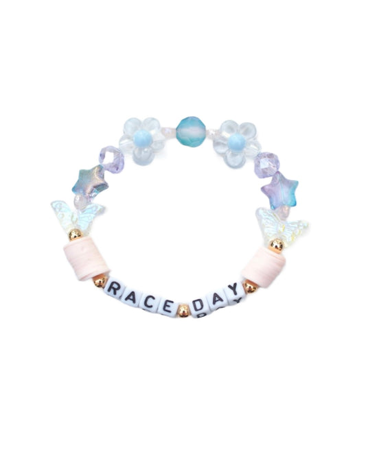 Purple and Blue Girls Race Day Bracelets