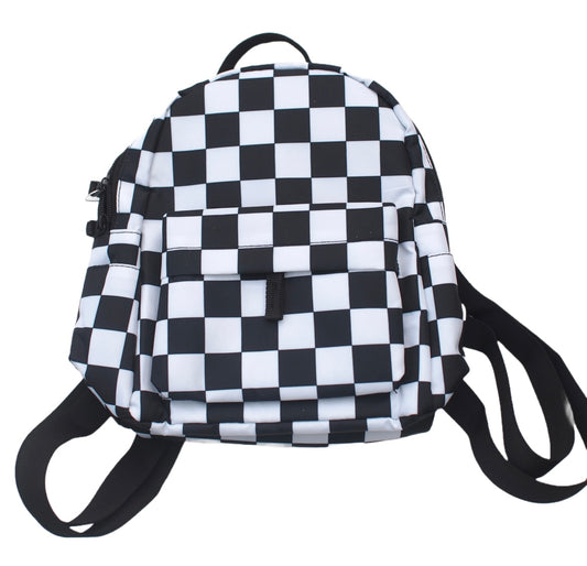 Small Checkered Backpack