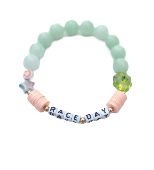 Green Adult Race Day Bracelets