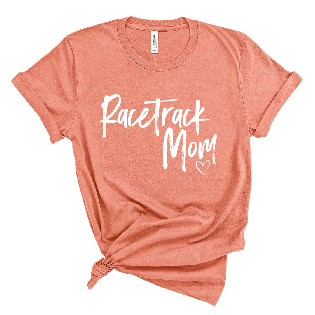 Racetrack Mom Women's Racing Graphic Tee