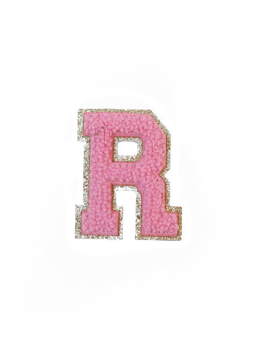 Pink Varsity Letters