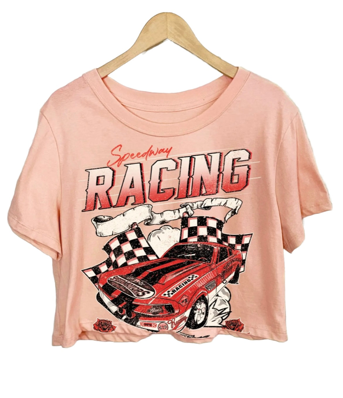 Peach Speedway Racing Graphic Tee