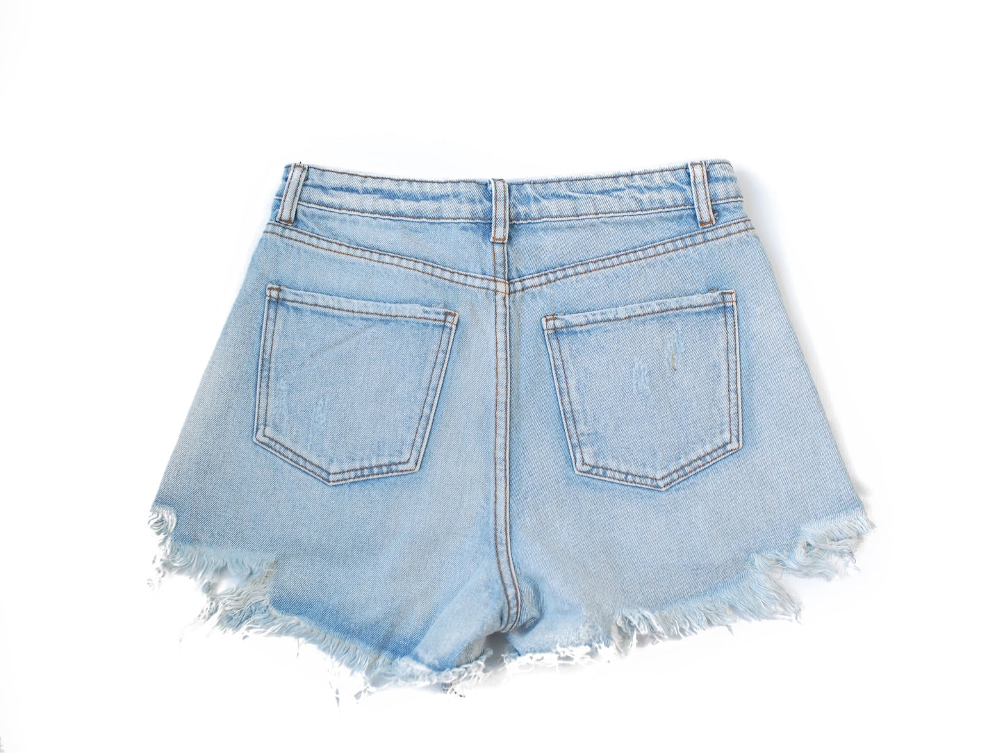 Destroyed Denim Shorts