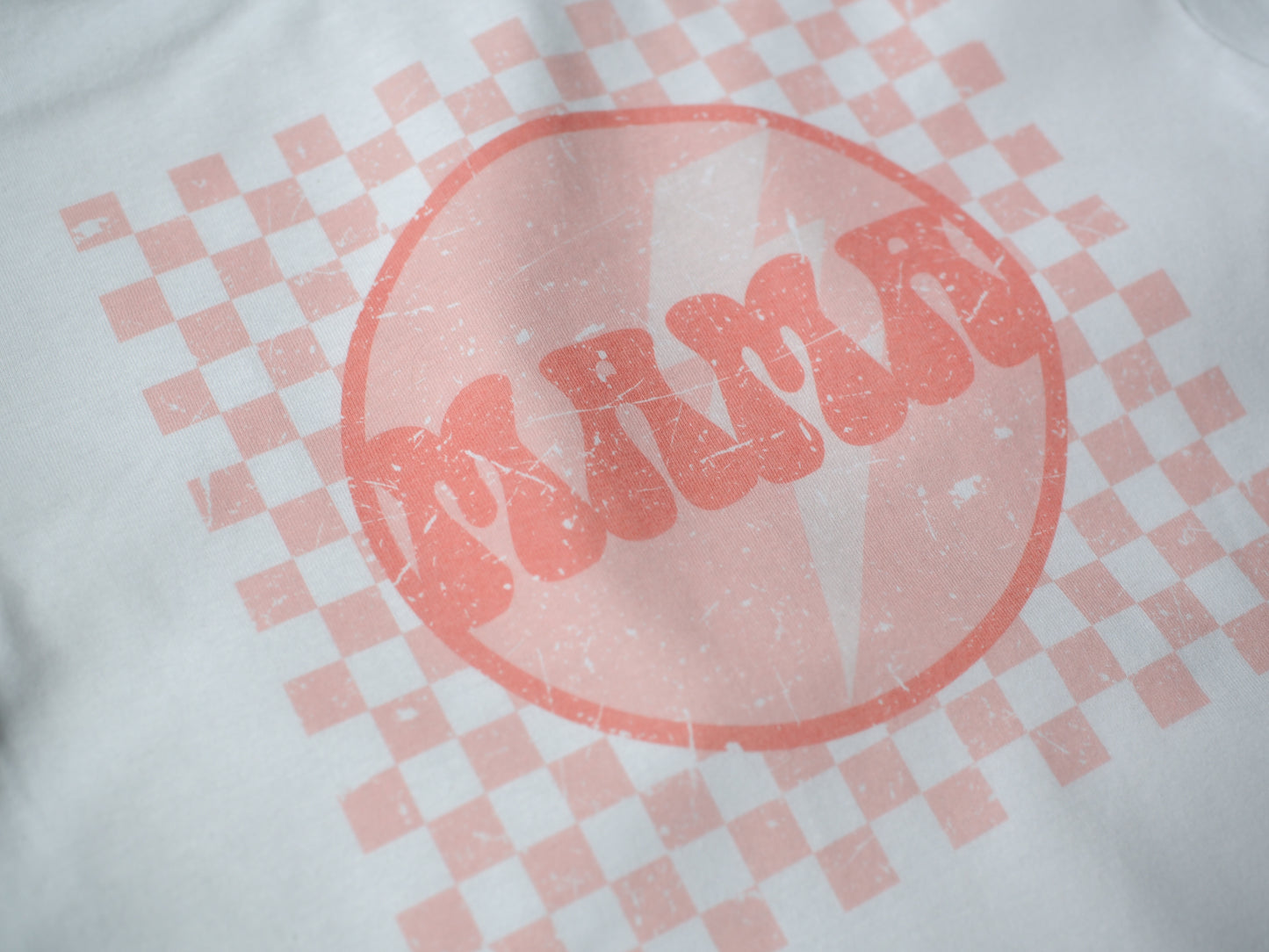 Mama Checkered Tee